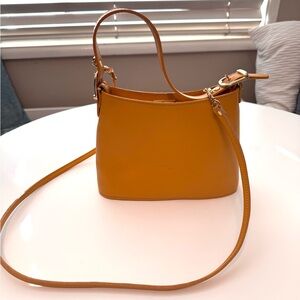 Yellow Lancaster Paris crossbody shoulder bag